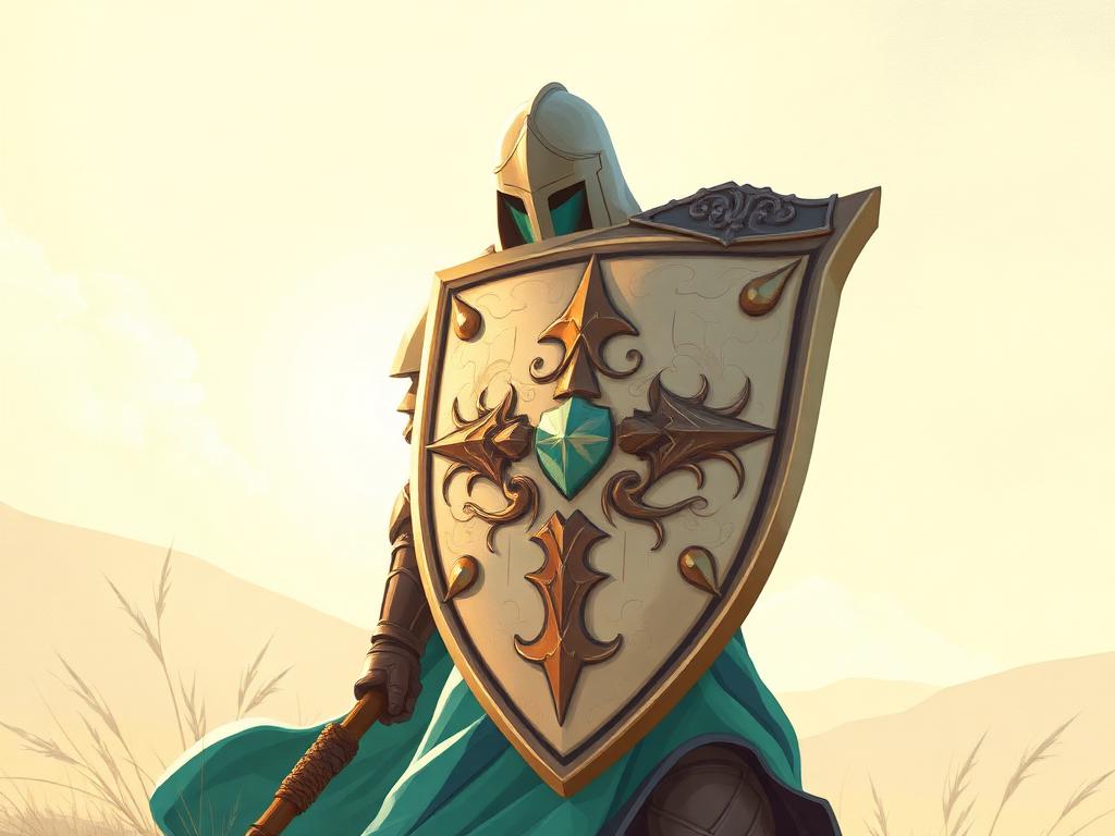 Arte do arquétipo Guardião de Escudo